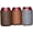 Brown, variant on 10 Pack Leather Can Cooler Holder Beer Can Holder Beverage Holder for Gifts Personalized Engraved Can Cooler (Grey)
