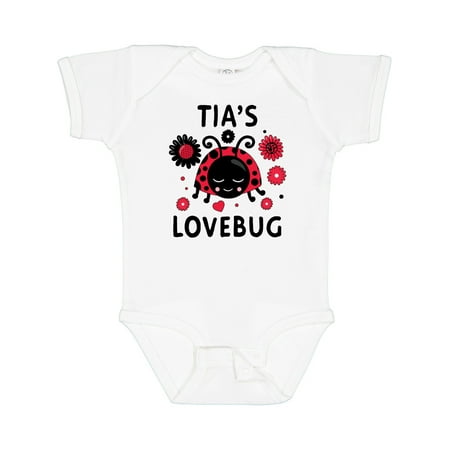 

Inktastic Valentine s Day Tia s Lovebug Gift Baby Boy or Baby Girl Bodysuit