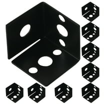 WHAMVOX 10pcs L Bracket Corner Brace Wire Shelf Bracket Iron Shelf Support Accessory