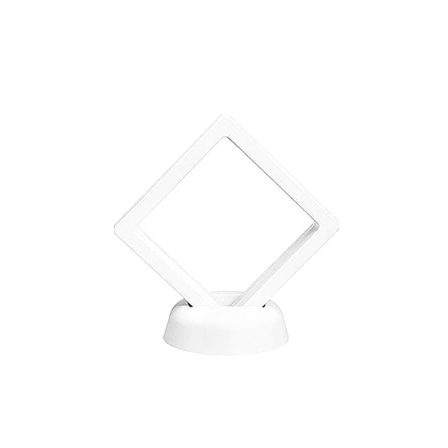 DPTALR 3D Floating Display Frame Medal Exemplary Poker Chips Pendant Ring Box