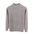 thumbnail image 5 of Women's Oversized Pullover Sweatshirt, Long Sleeve Fleece Lined Crewneck, Loose Fit Warm Casual Top, Plus Size Streetwear Sweatshirt Beige L, 5 of 9