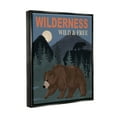 thumbnail image 4 of Stupell Industries Wild & Free Adventure Scene Mountain Forest Wildlife Graphic Art Luster Gray Floating Framed Canvas Print Wall Art, Design by Lisa Whitebutton, 4 of 5