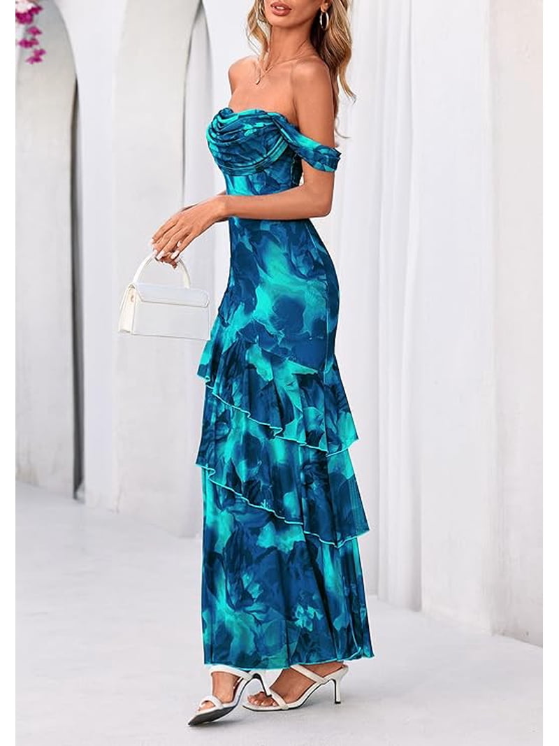 maxi dress formal spring ISADORA dress Spring Meadow 1X main image 1