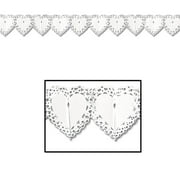 12 Pack Beistle Lace Heart Garland