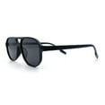 thumbnail image 6 of Boho Thin Plastic Racer Retro Color Hipster Fashion Sunglasses All Black, 6 of 8