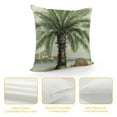 thumbnail image 4 of Jiayy  Tropical Palm Tree Throw Pillow Covers Vintage Green Leaf Decorative Pillow Cases Cushion Covers for Sofa Couch Indoors&amp;Outdoors Decor, 4 of 5