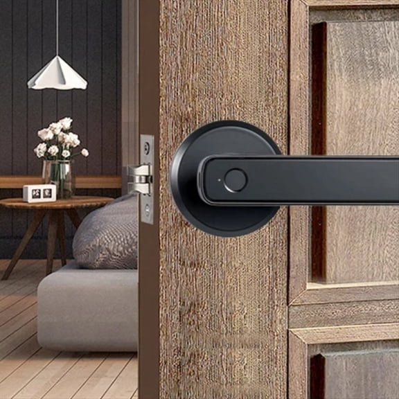 Smart Fingerprint Door Lock Electronic Lock Unlock Entry Door Knobs Lock for Bedroom Home Hotel Apartment