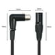 thumbnail image 4 of 2X Cable XLR XLR Hembra de Ángulo Recto A Macho Cable de Micrófono Balanceado de 3 Pines para Mezcladores, Sistemas de Altavoces, 4 of 5