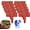 Red, variant on Imitation Stone Garden Fence,9 X 9.8 Inch Plastic Retaining Fences, Flexible Interlocking Landscape Edging,No Tools Needed for Plant Beds, Easy to Install and Expand (Red,10pcs)