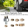 WCX Universal Hydraulic Brake Light Switch Kit,Rear Hydraulic Brake