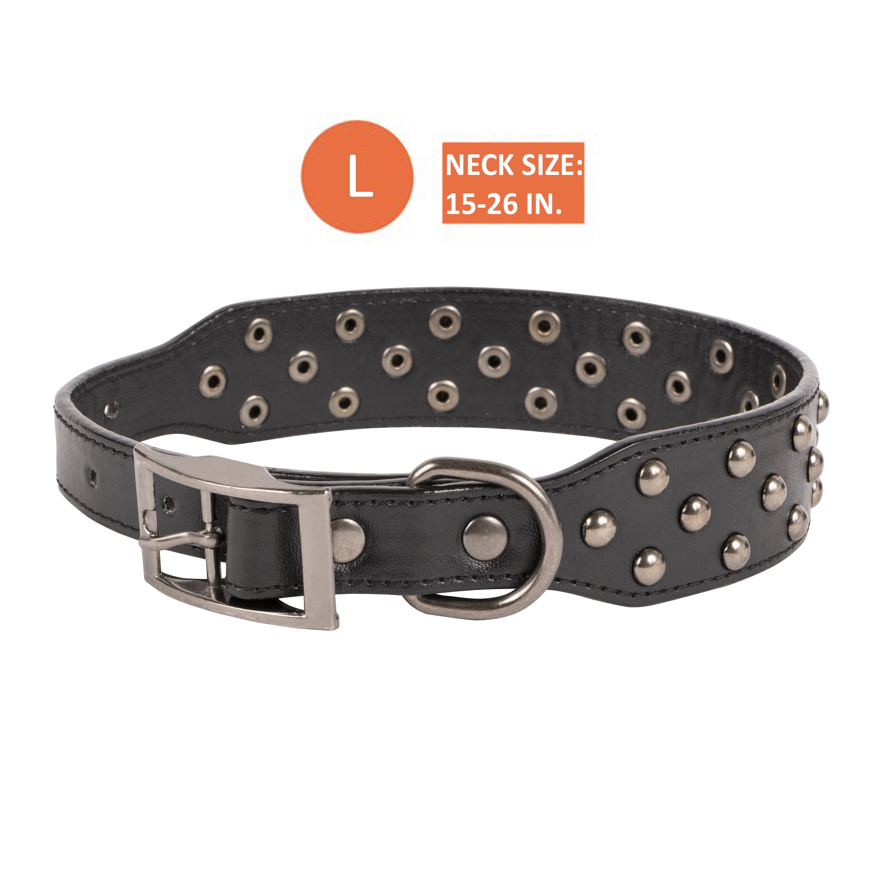 black studded collar