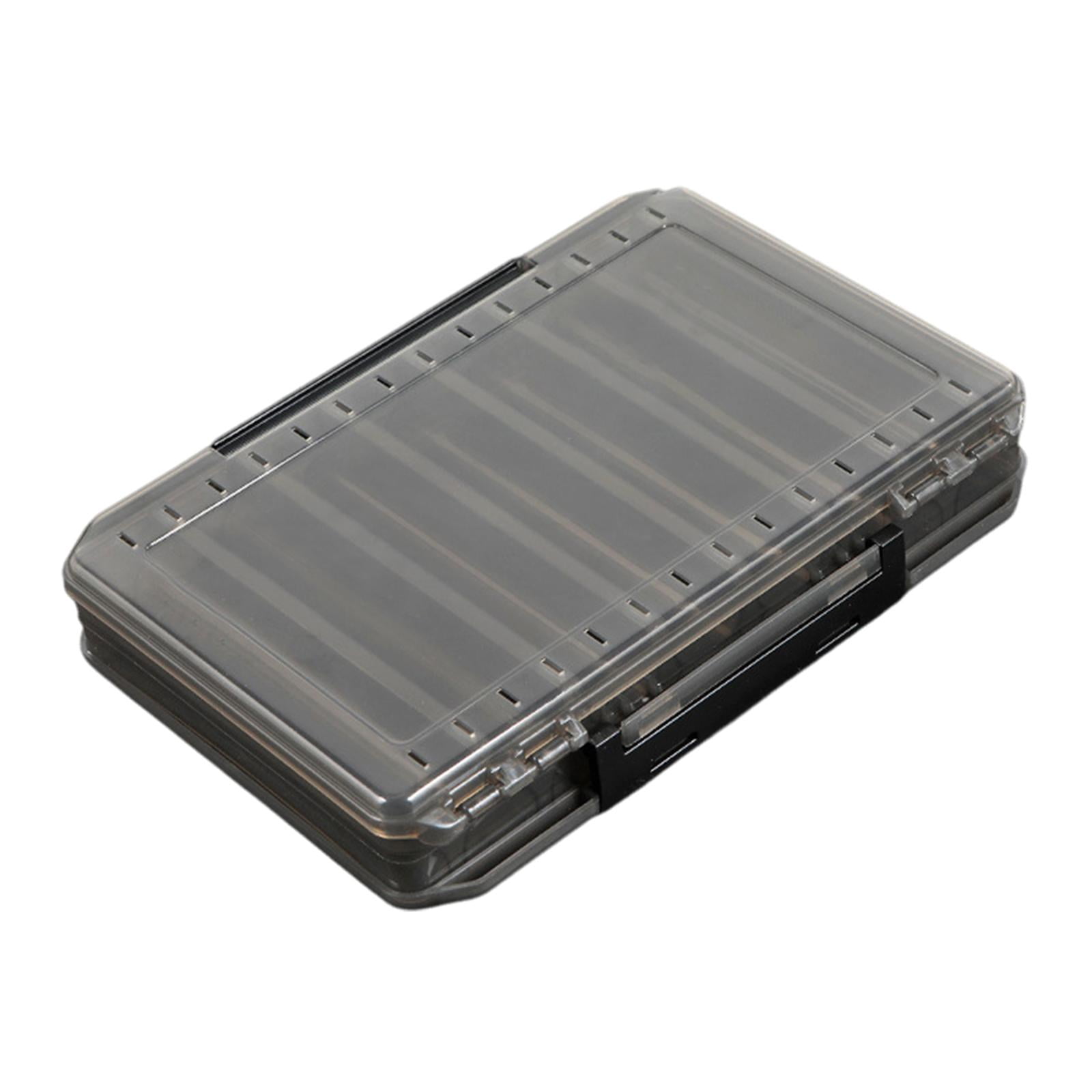 Wswqop Double Layered Fishing Tackle Box Organizer Professional Sturdy Lightweight Gift XL