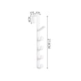 thumbnail image 2 of CNKOO Over the Door Handbags Organizer Easy to Install and Remove Racks for Hanging Coats Towels Bags Robes - White, 2 of 2