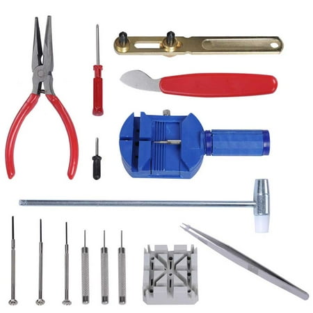 Spring Bar Kit - 16 Pcs Watch Repair Tool Kit Link Remover Spring Bar Tool Case Opener Screwdriver
