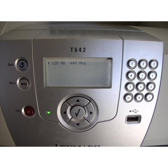 Restored Lexmark T642 Monochrome Laser Printer  45 ppm, 1200  1200 dpi, Workgroup, Network Ready (Refurbished)