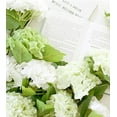 thumbnail image 3 of Nvzi 3 piezas de flores de hortensia artificiales de 21 pulgadas, grandes, naturales y realistas, con tacto real (azul), 3 of 5