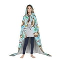 thumbnail image 3 of Honeii Cute Otters Print Poncho Cape, Cloak Coat, Snuggly Hooded Wearable Blanket, Hooded Cape For Teenagers,Halloween Costumes-Medium, 3 of 7