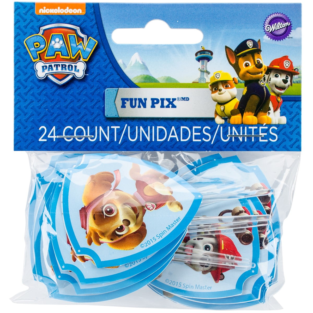 Wilton Nickelodeon Paw Patrol Fun Pix, 24 Ct