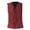 Red/Black, variant on BLESSUME Mens Renaissance Steampunk Lace-up Vest Gothic Waistcoat Reversible Vest for Men