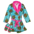 thumbnail image 1 of Star Wars Robe Fille avec Chaussons Grogu Bébé Yoda, Taille 4-5 Turquoise, 1 of 1