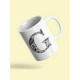 thumbnail image 3 of Black And White Letter G Design Mug Unisex's -Image by Shutterstock, 3 of 4