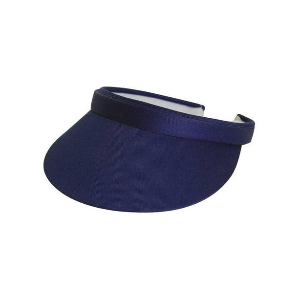 TopHeadwear TopHeadwear Sports Cotton Twill ClipOn Visor Navy Blue