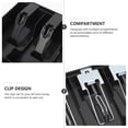 thumbnail image 3 of EXHUMKY Money Drawer Organizer For Cash Cash Register Box Black 1Pcs, 3 of 6