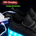 thumbnail image 4 of Zapatos iluminados BosenHulu para mujer y hombre con carga USB LED, 4 of 9