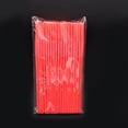 thumbnail image 1 of Xiao Hua Pajitas desechables de plástico flexibles para bebidas (200 unidades), color rojo, 1 of 5