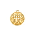 thumbnail image 1 of Sonducket Colgante de latón dorado, piezas de collar, accesorio de amuleto de la suerte, accesorios de joyería, cuentas de moda en forma para colgantes Accesorios de disfraces tipo 3 Sonducket AP016653-03, 1 of 6