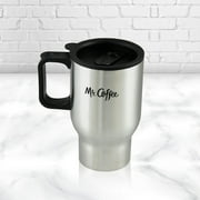 Mr. Coffee Expressway 15 Ounce Stainless Steel Thermal Travel Mug