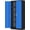 Black Blue, variant on SOLAURA 72"H Metal Garage Storage Cabinet with Locking Doors and Adjustable Shelves for Home, Office(Gray White)