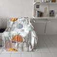 thumbnail image 2 of Fall Blanket for Couch/Bed Thanksgiving Pumpkins Throw Blanket Soft Cozy Flannel Throws All Seanson Blanket for Boys/Grils Kids 39"x49", 2 of 6