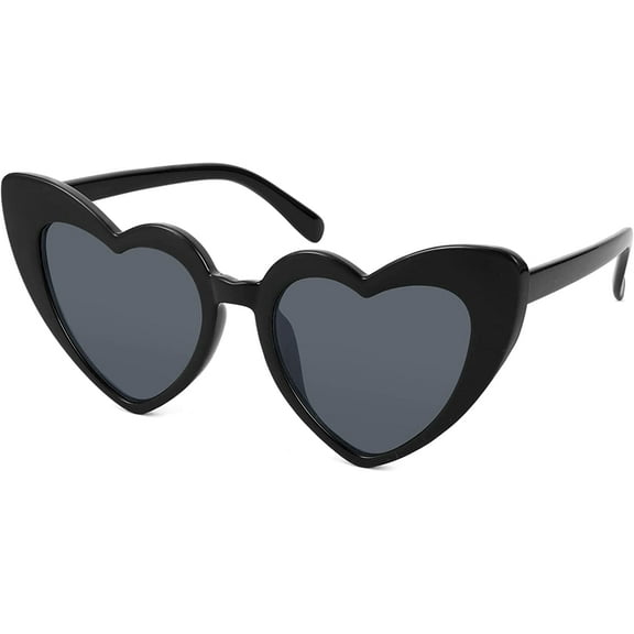 FEISEDY Vintage Heart Shaped Sunglasses Women Stylish Love Eyeglasses B2421-P1