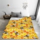 thumbnail image 5 of Balery Honeycombs Manta de Felpa Suave y Acogedora – Cobija de Franela Aterciopelada para Cama, Lavable y Cálida para Sofá, Mascotas, Transpirable-50"x40", 5 of 7