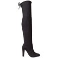 thumbnail image 3 of Steve Madden Womens Gorgeous Fabric Almond Toe Over Knee Fashion Boots, 3 of 5