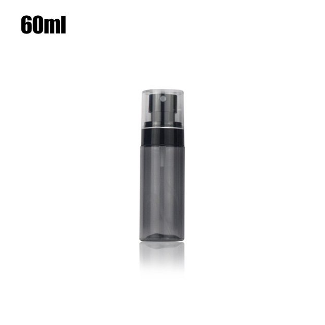 Luckyn 60 ML Plastic Spray Bottle,10 Pcs Pump Bottle Makeup Liquid Sample Dispenser,Portable Refillable Perfume Atomizer Empty Spray Bottle,Black