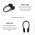 thumbnail image 3 of FUEENIRVA 10Pcs Reusable Black Silicone Nose Clips Professional Anti Choking Swimming Pool Accessories, 3 of 8