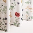 thumbnail image 4 of Martha Stewart Martha’s Garden Tier Set, Multicolor, Pole Top, Semi Sheer, Indoor, Adult, 2 Piece Set, 27" x 24", 4 of 6