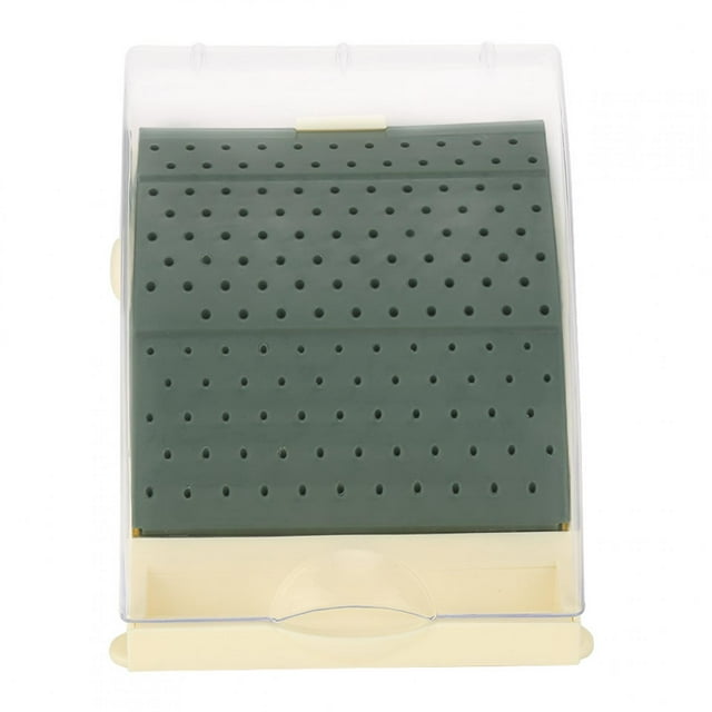 Soporte para fresa dental, fresa dental de 142 agujeros, caja de desinfección dental, estuche para fresa dental, construcción robusta