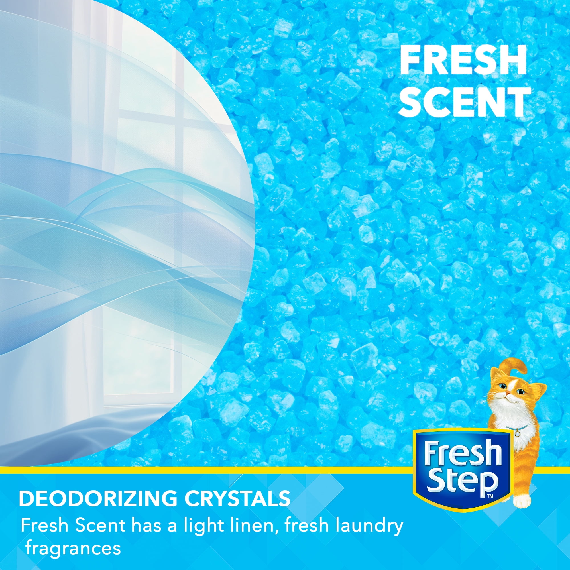 Fresh Step Litter Box Scent Crystals in Fresh Scent, 30oz