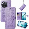 thumbnail image 3 of Funda Cartera FOXDOCK para TCL 60 , Flip PU con Relieve de Gatos y Perros, Tarjetero y Soporte, 3 of 6