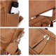 thumbnail image 5 of C-brownMochila de piel elegante para mujer, marrón, 5 of 5