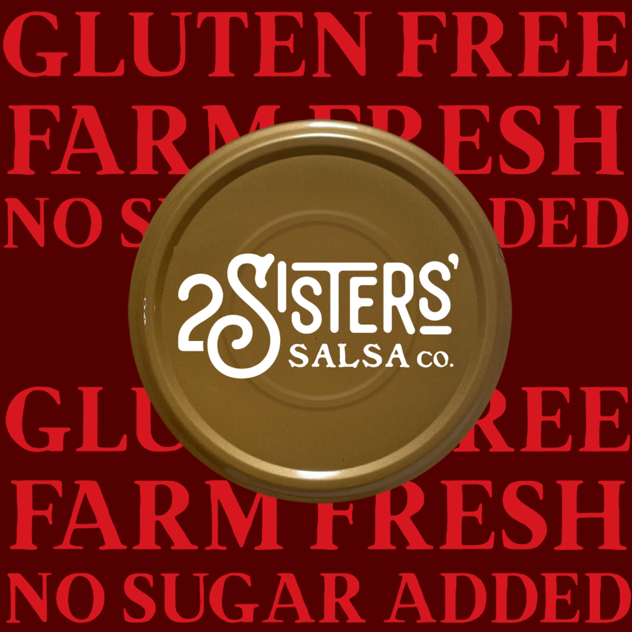 (3 pack) 2 Sisters' Salsa Original Salsa, Gluten Free, 16 fl oz