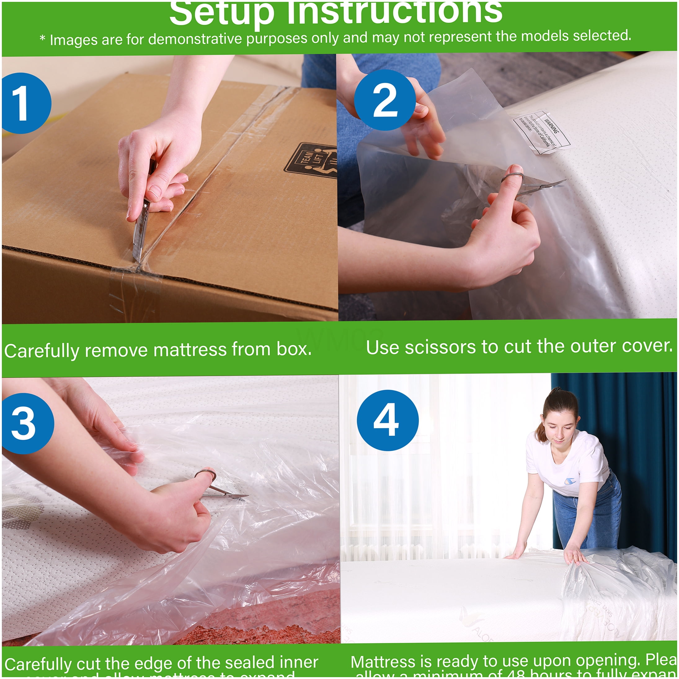 California King Size 8 Inch Extra Firm Gel Memory Foam Mattress in a Box for Cool Sleep & Pressure Relief