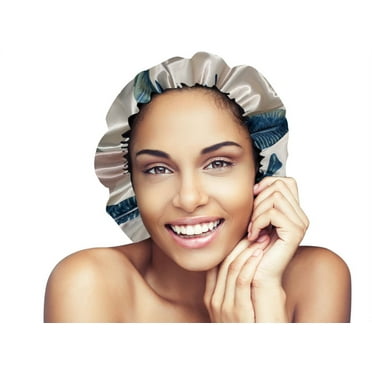 Glow by Daye Satin Bonnet, Adjustable/Reversible Satin Sleep Cap, St. Lucia Cream