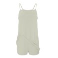 thumbnail image 4 of Weiqiqre Summer Rompers for Women Casual Sleeveless Spaghetti Strap Sundress Workout Athletic Dress with Pocket, 4 of 6