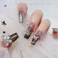 thumbnail image 4 of Encantos de uñas de mariposa de plata 3D, 12 piezas de aleación de mariposa para decoración de uñas, circonitas brillantes, cristales para decoración de uñas, accesorios de uñas, 4 of 7
