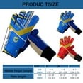 thumbnail image 3 of Clearance hand protector under $20,Soccer Goalkeeper Gloves 1 Pair Goalkeeper Gloves Breathable Impact Non Slip Texture Football Training Gloves Gloves For Kids 2PC, 3 of 9