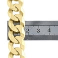 thumbnail image 6 of 10K Yellow Gold 16mm Solid Plain Cuban Curb Link Chain Mens Necklace 28 Inch, 6 of 7
